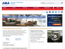 Tablet Screenshot of amaconferencecenters.org